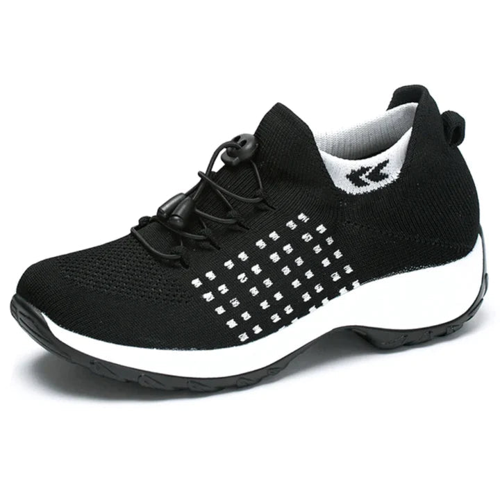 Speed Lace Knit Trainers Shock Absorb Midsole